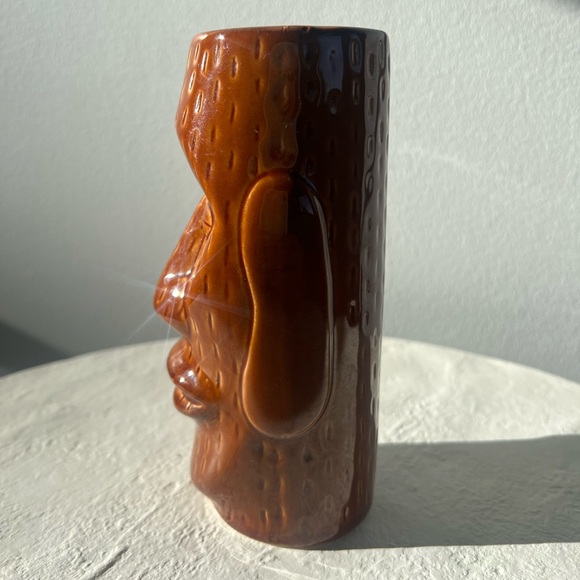 VINTAGE EASTER ISLANDER TIKI VIBES MUG GLASS CERAMIC RETRO BARWARE VIBES - Picture 7 of 10